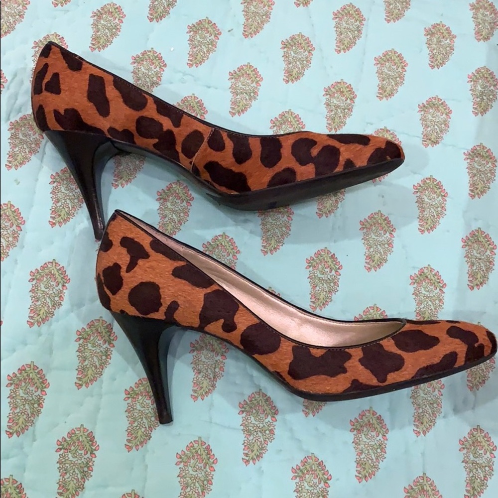 Animal print heels